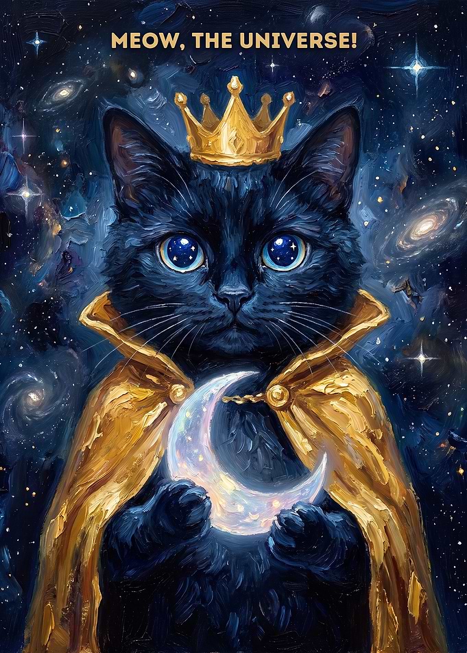 Cosmic Black Cat King
