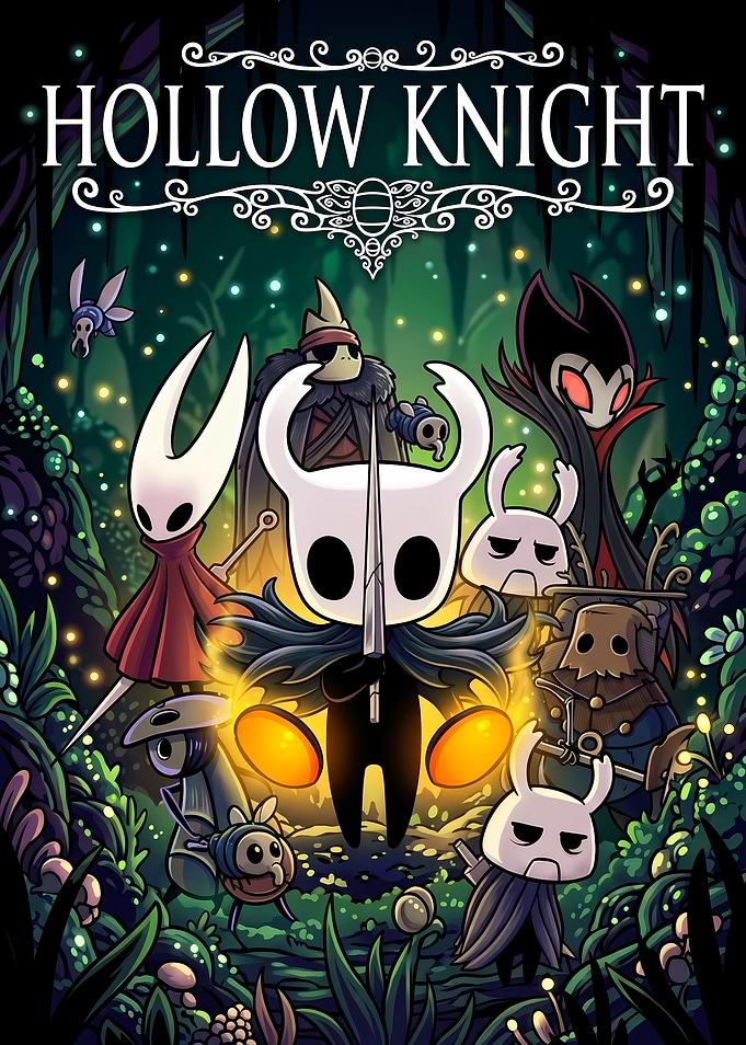 Hollow Knight Characters Group Poster