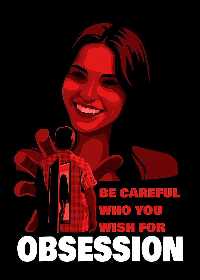 Obsession Warning Graphic Art