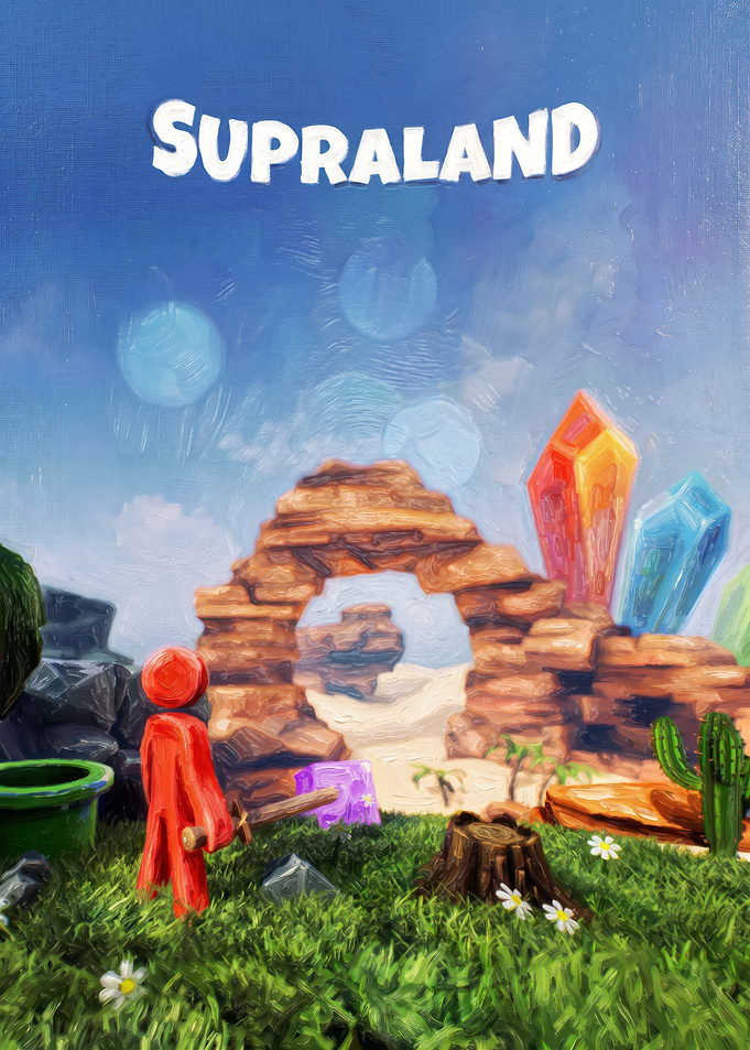 Supraland Game Art Poster