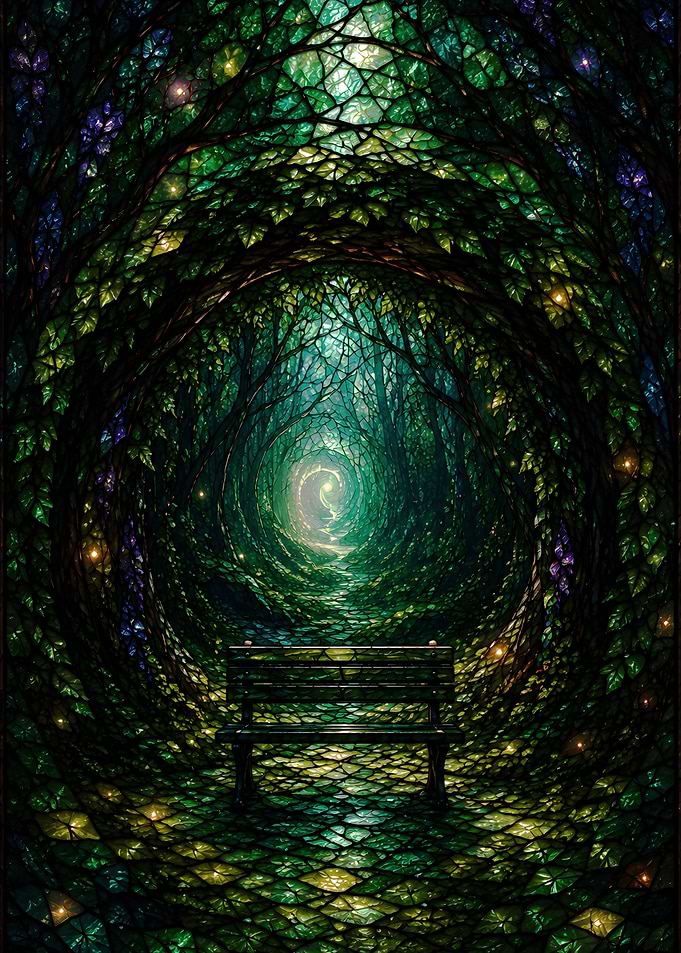 Enchanted Forest Bench Tunnel