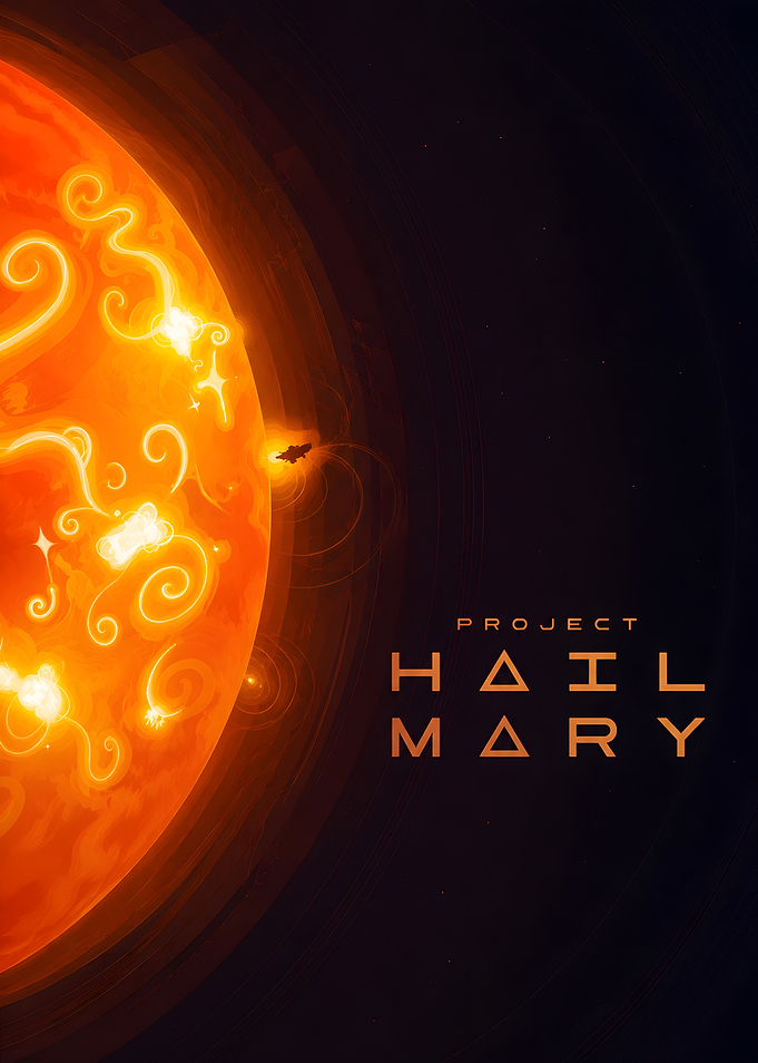 Project Hail Mary Space Poster
