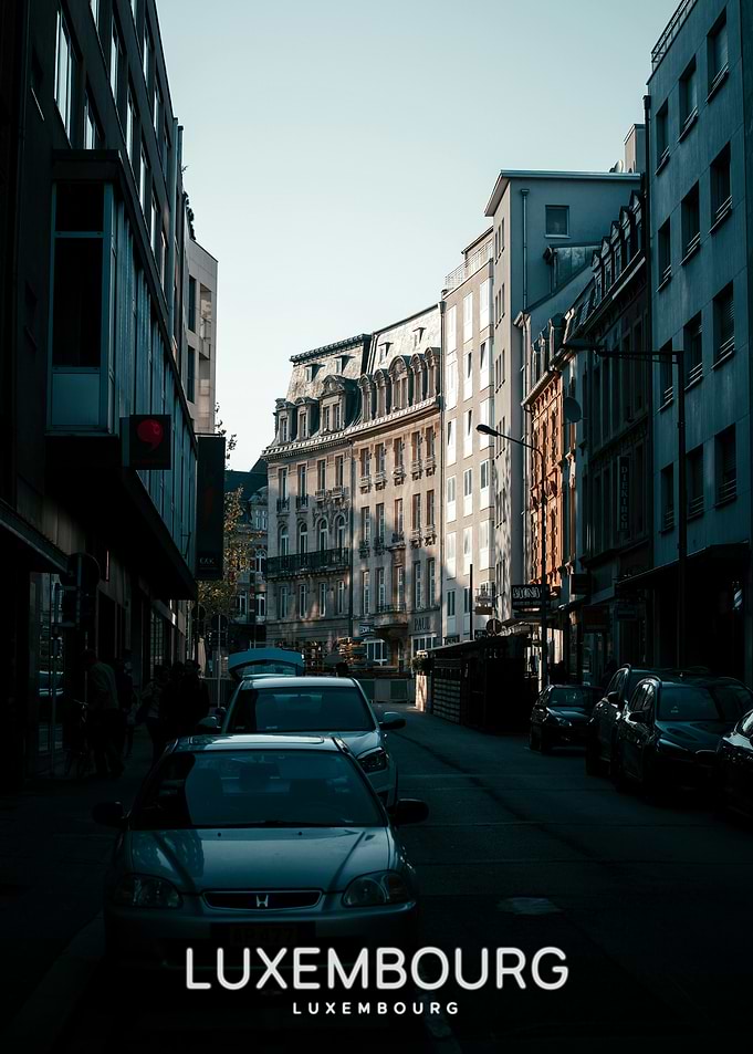 Street Scene in Luxembourg City