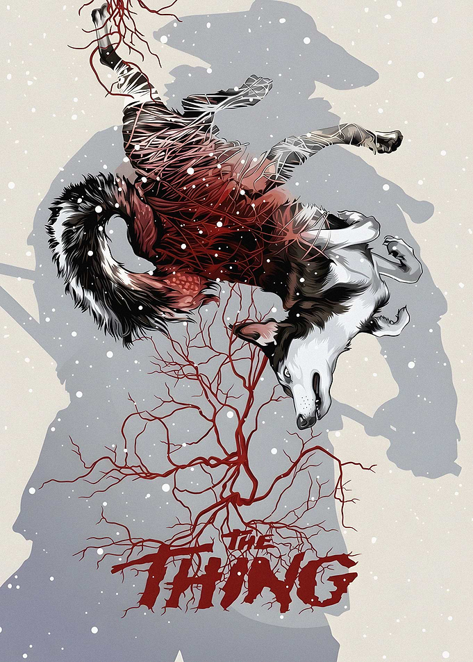The Thing Horror Movie Poster Art