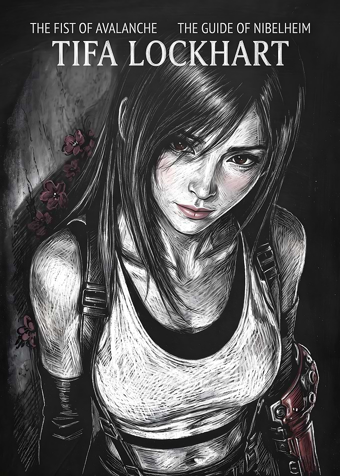 Tifa Lockhart Final Fantasy Portrait