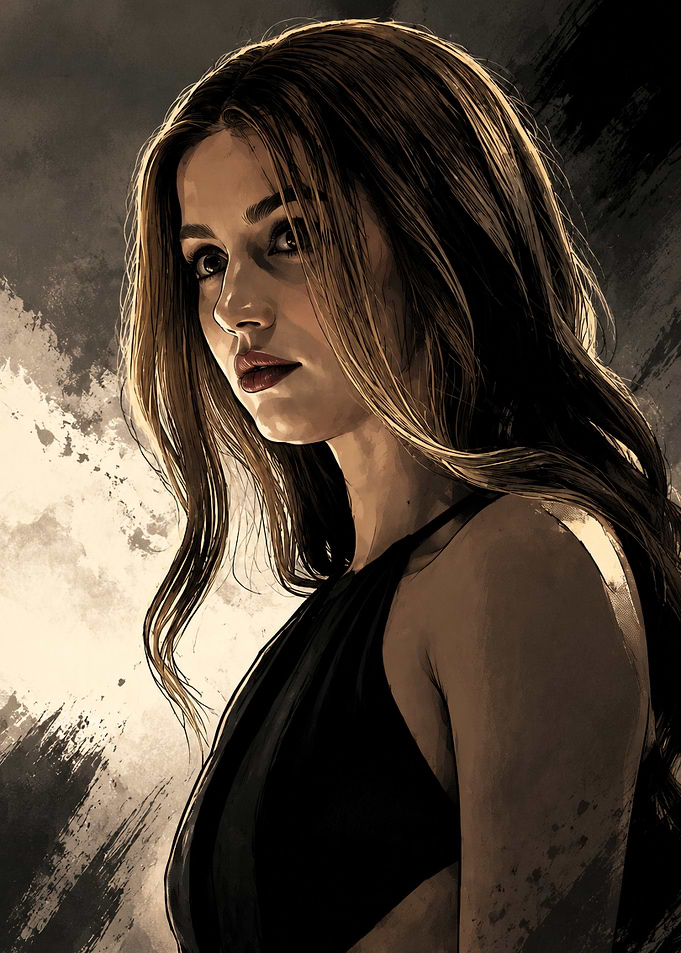 Portrait of a Woman in Black