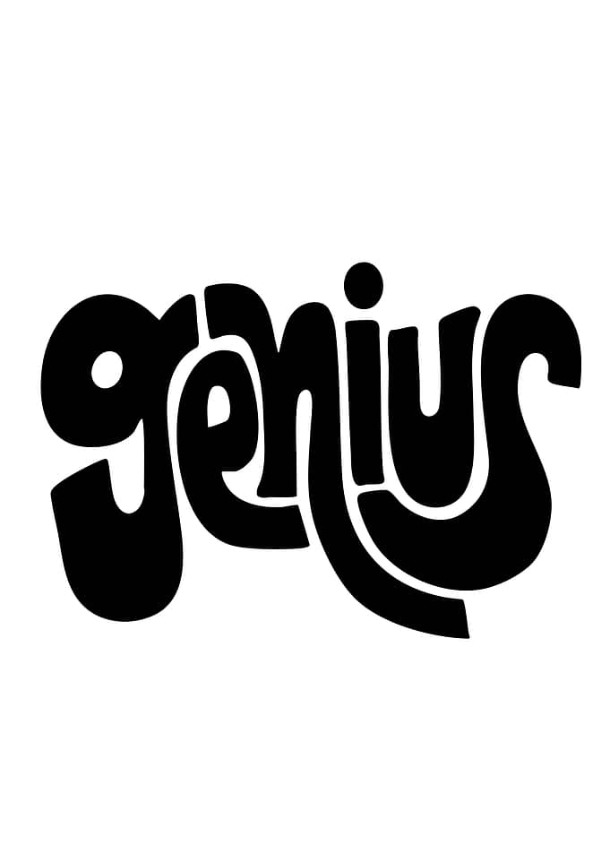 Genius Typography Logo