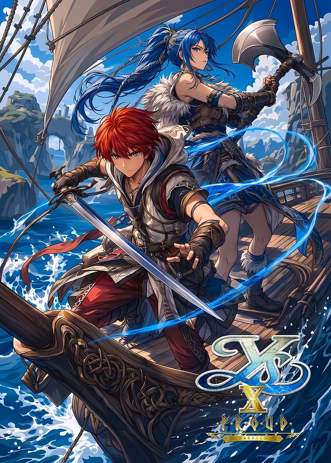 Ys X Nordics Adol and Karja