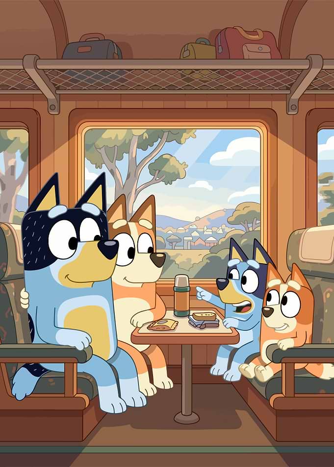 The Heeler Family Train Journey