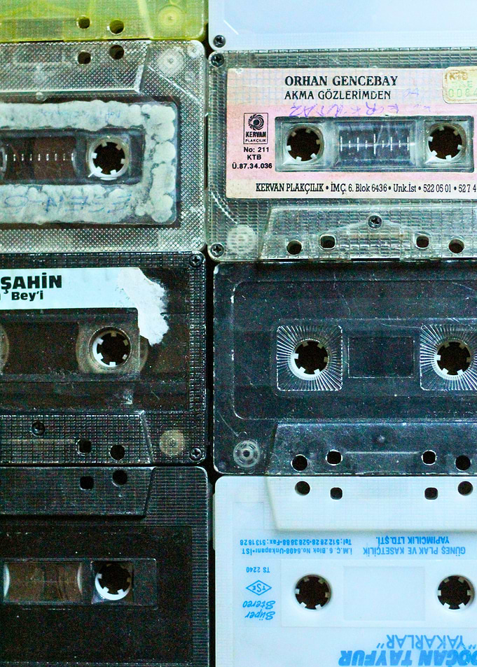 Collection of Vintage Audio Cassette Tapes