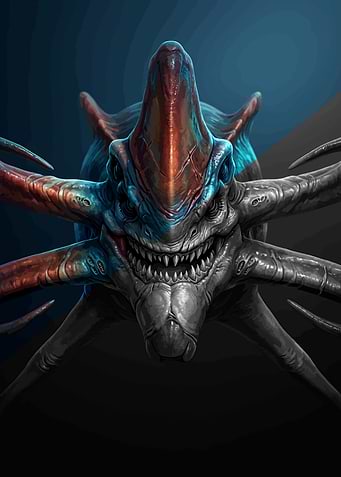 Reaper Leviathan from Subnautica
