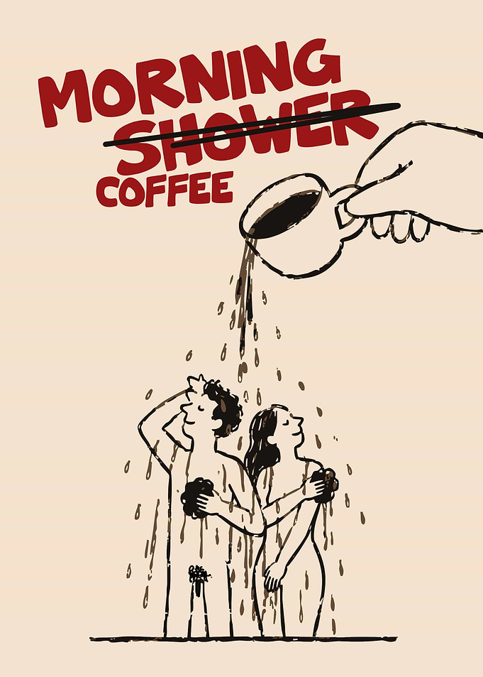 Morning Coffee Illustration