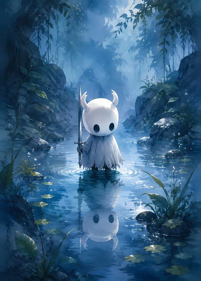 The Knight in Blue Waters