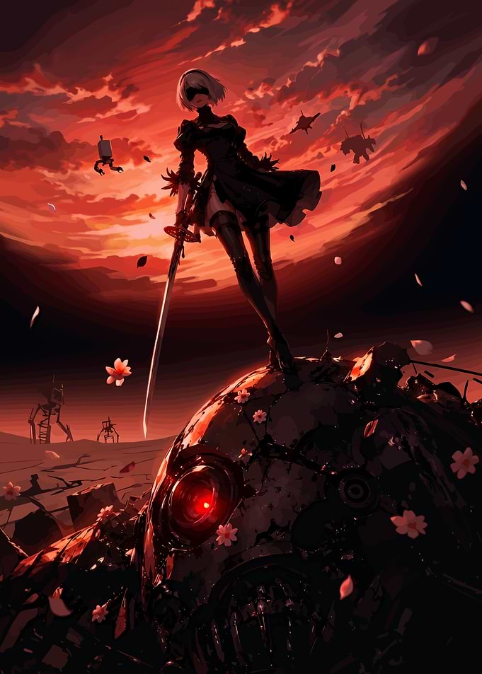 2B Standing on Machine Head