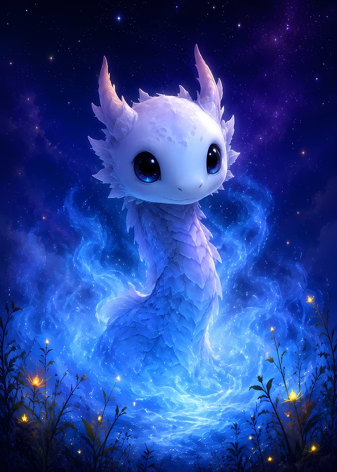 Cute Baby Celestial Dragon