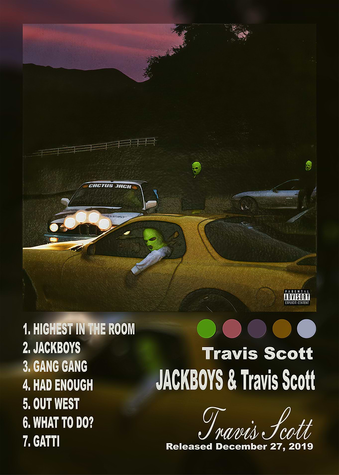 JACKBOYS Travis Scott Album Poster