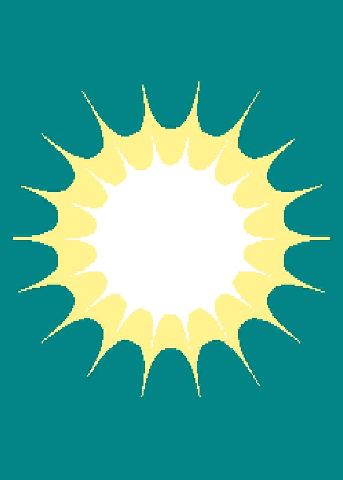 Minimalist Sunburst Icon