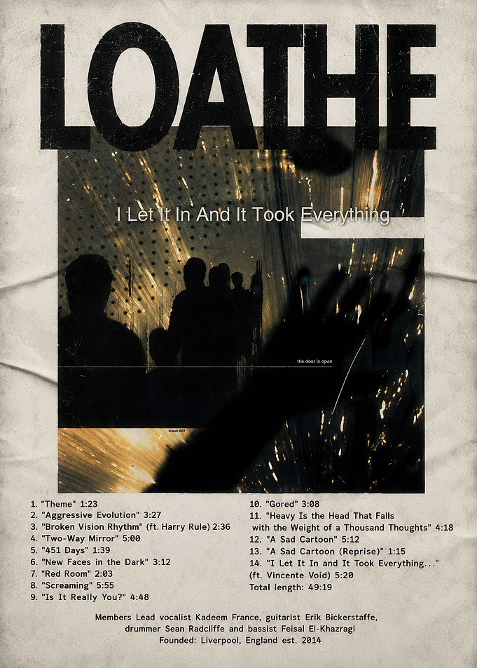 Loathe Album Tracklist Poster