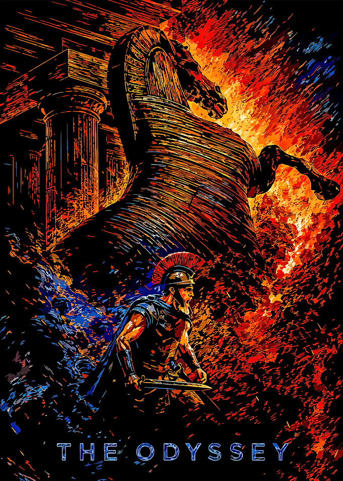 The Odyssey Trojan Horse Poster