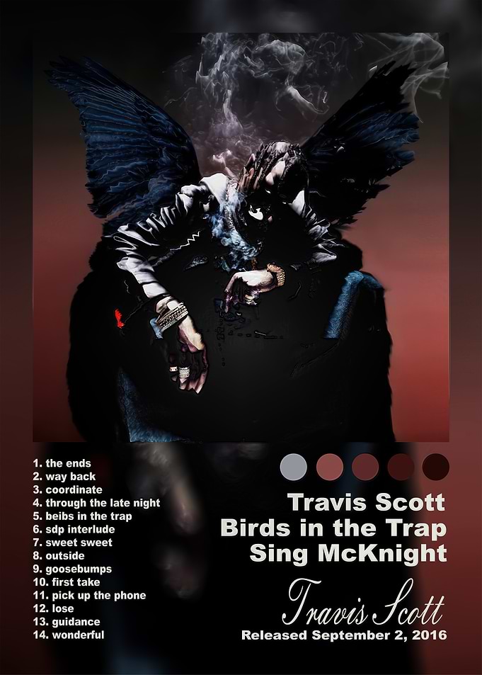 Travis Scott Birds in the Trap Poster