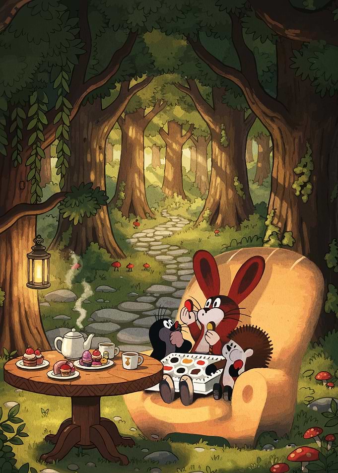 The Mole and Friends Tea Party
