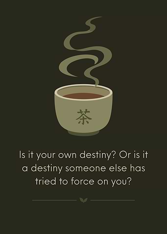 Minimalist Tea Cup Motivational Quote Poster