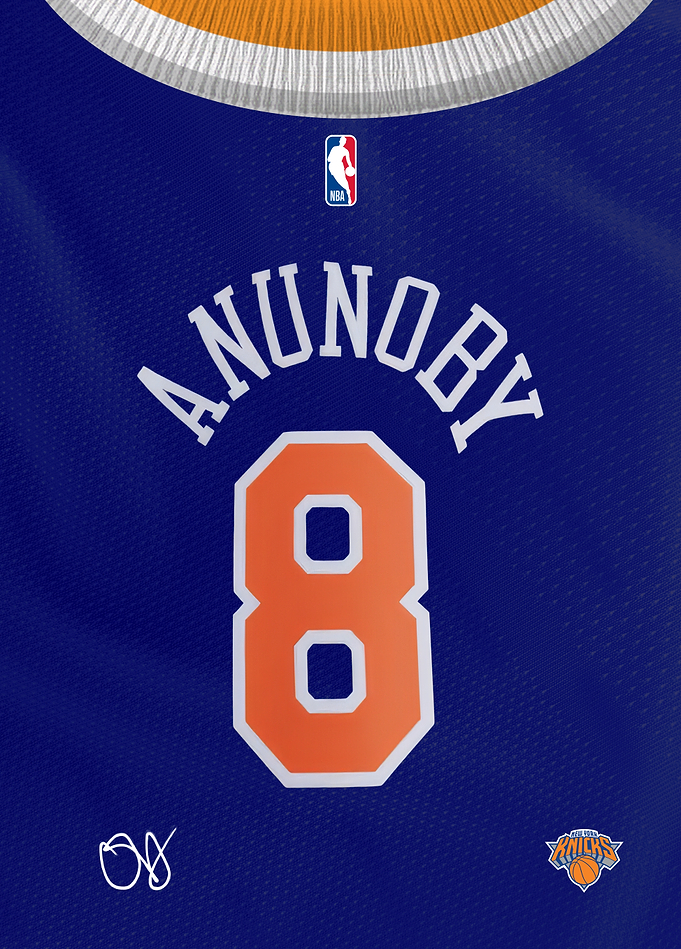 Knicks Signature Jersey- OG Anunoby