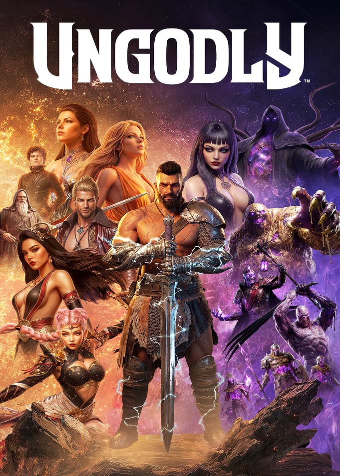Ungodly Fantasy Game Poster