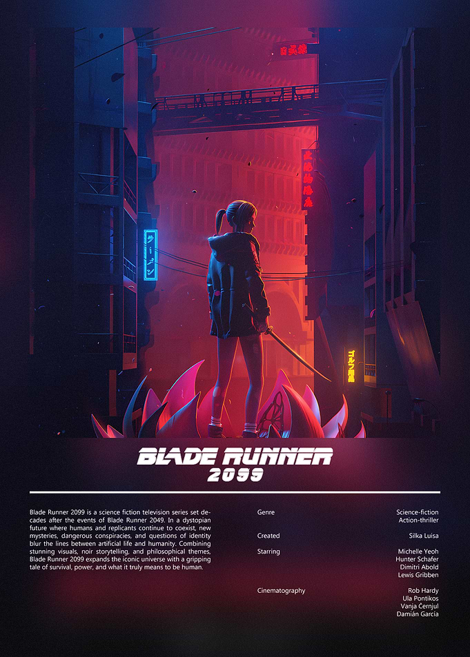 Blade Runner 2099 Fan Poster