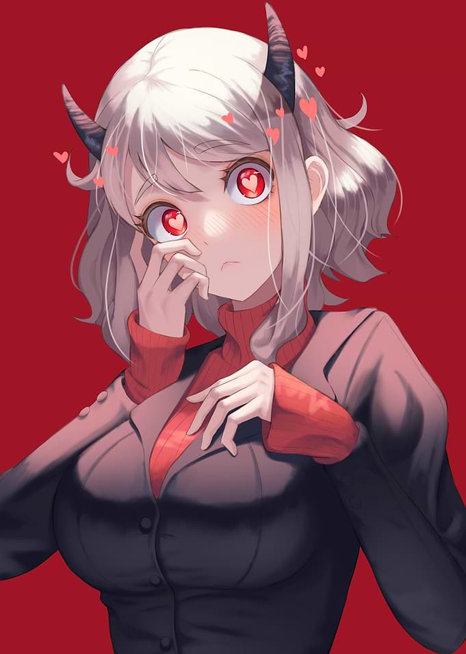 Modeus from Helltaker Anime Illustration