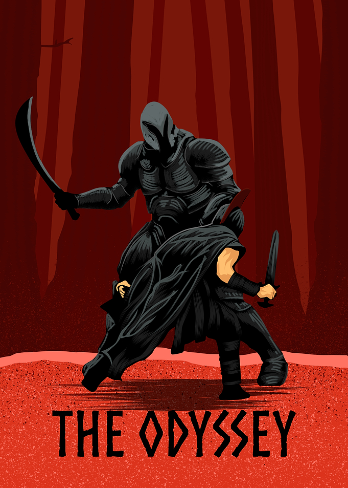 The Odyssey Warrior Illustration