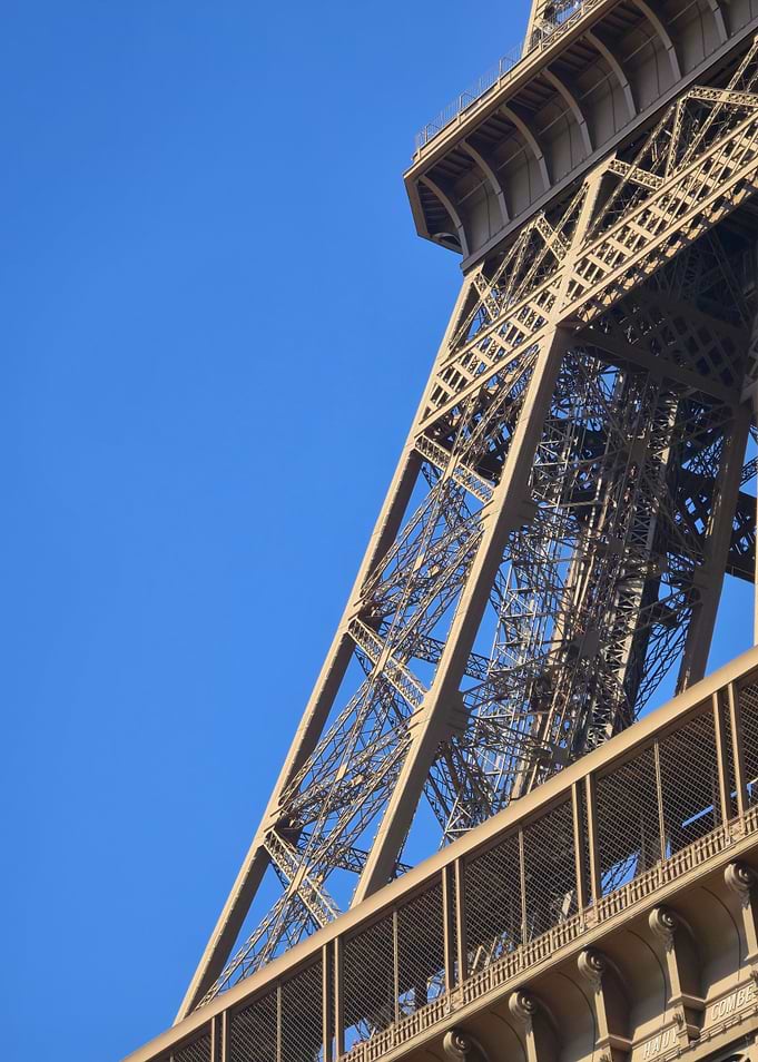 Close-up of Eiffel Tower Structure