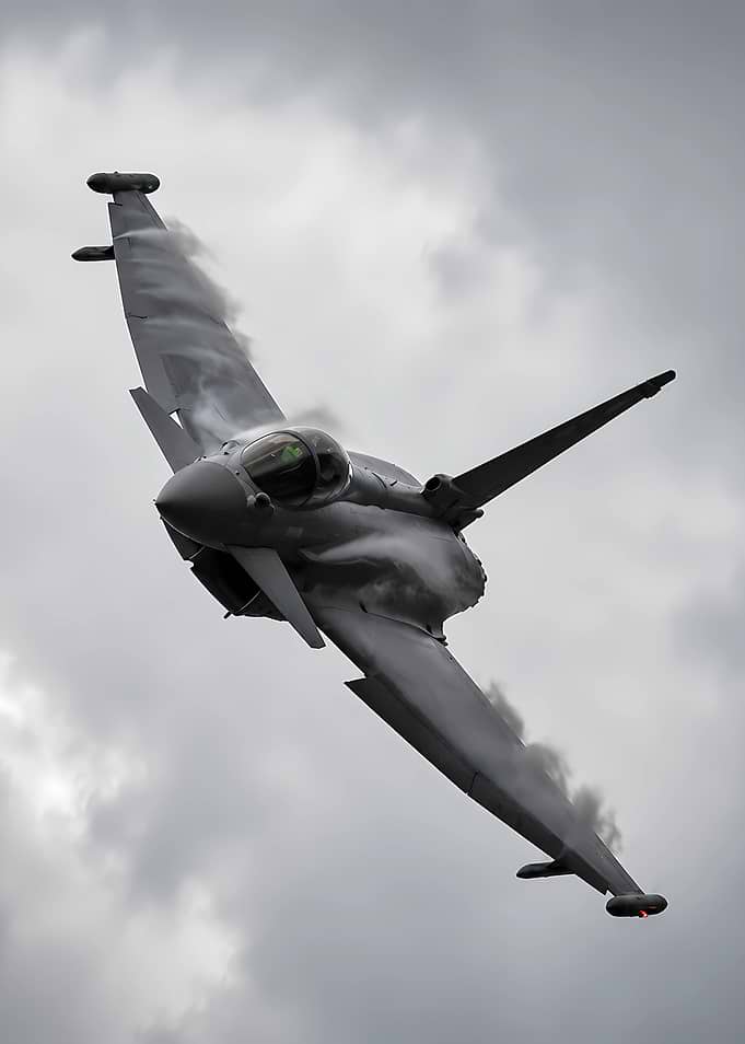 Eurofighter Typhoon in High-G Maneuver