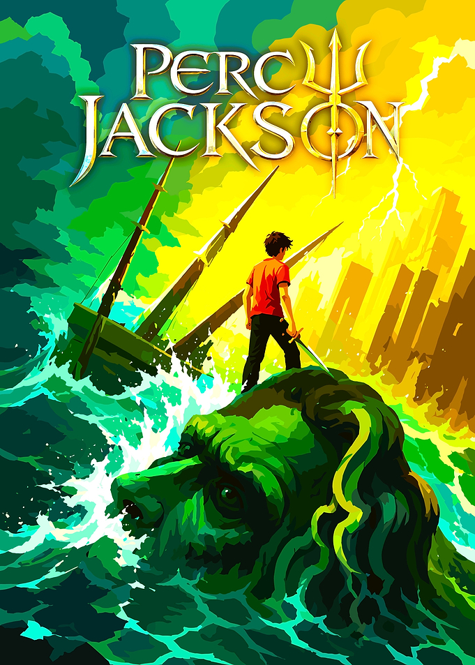 Percy Jackson Fantasy Book Poster