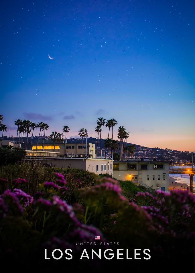 Los Angeles Sunset Coastal View