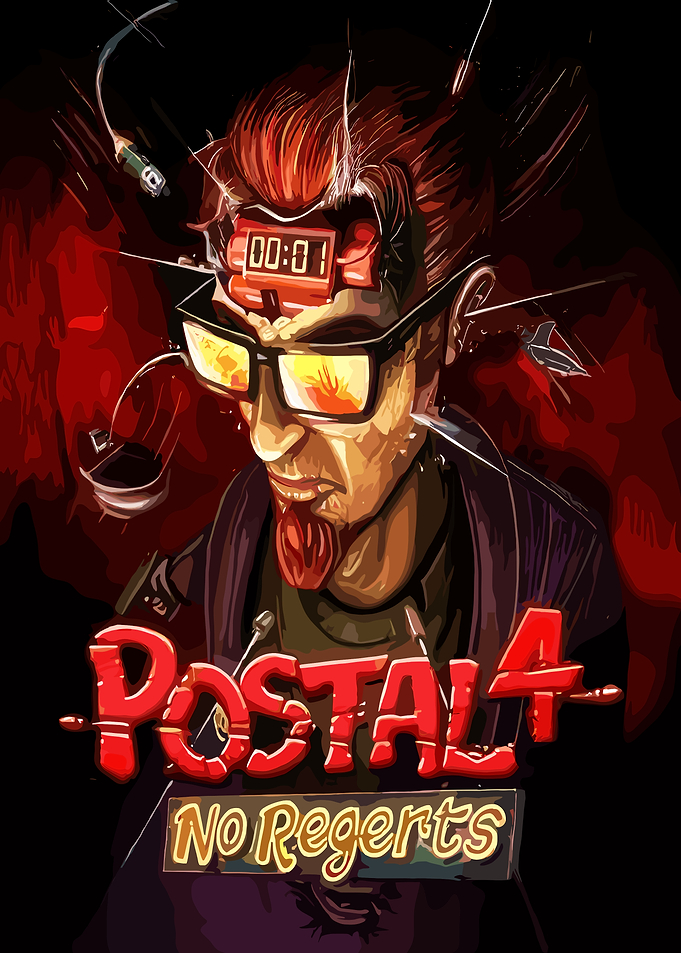 Postal 4 No Regerts Game Poster