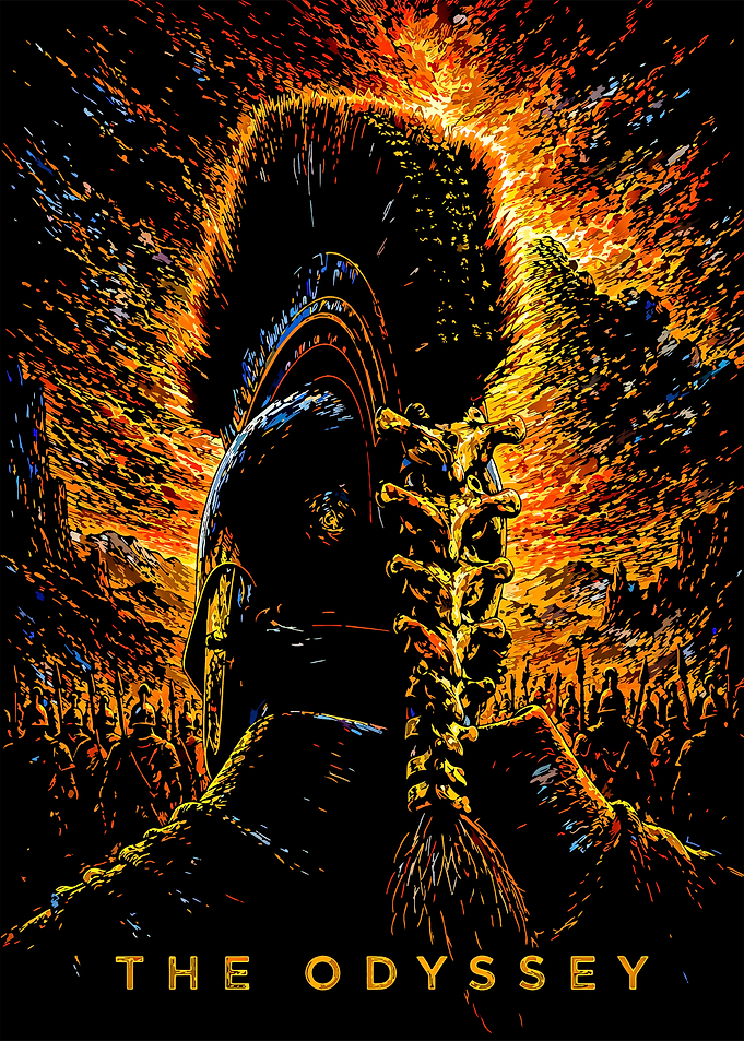 The Odyssey Spartan Warrior Poster