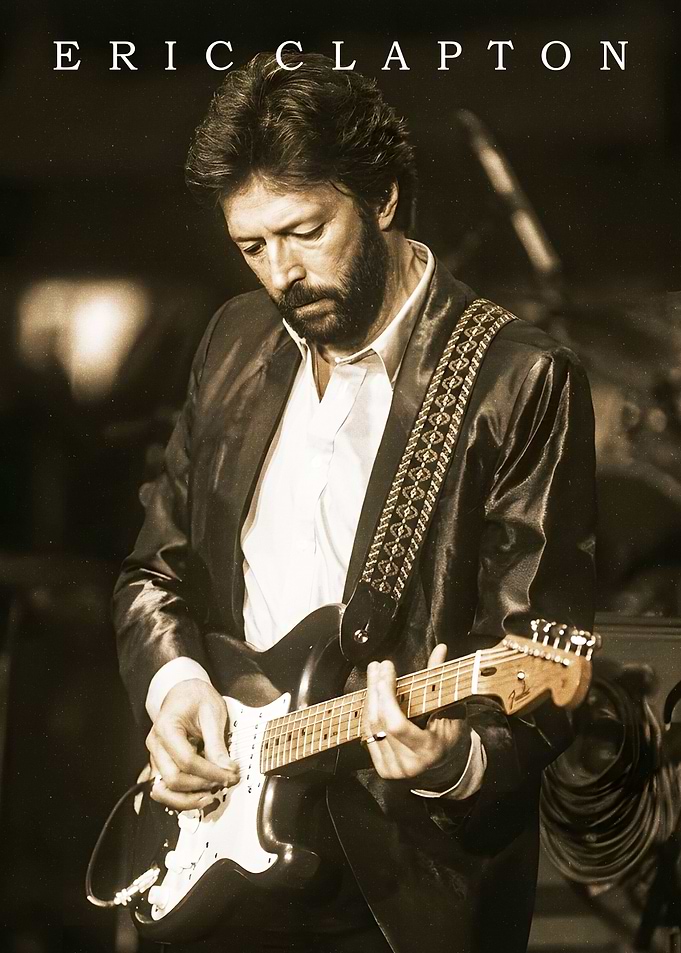 Eric Clapton Playing Electric Guitar