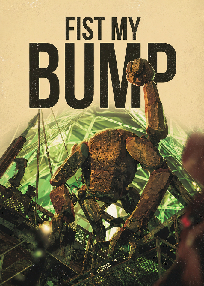 Fist My Bump Robot Poster