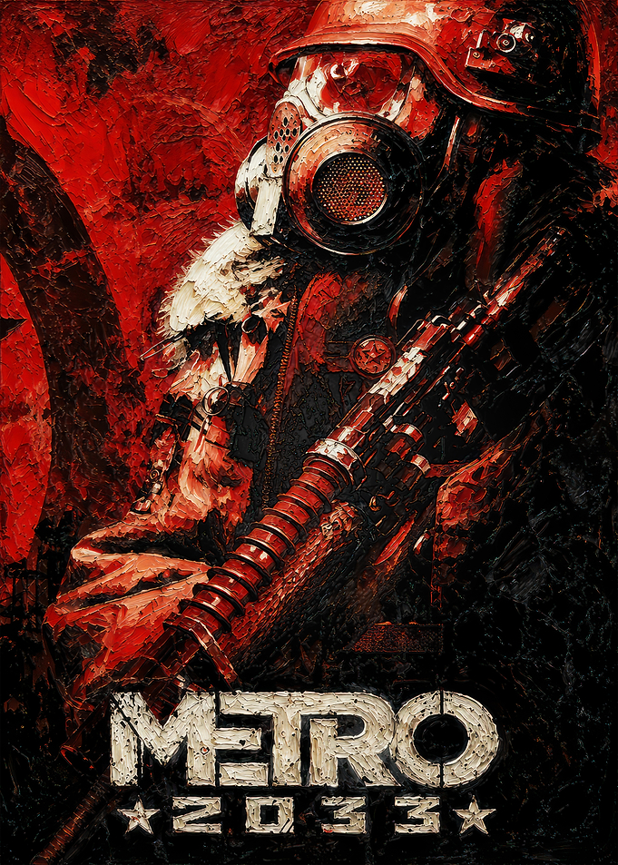 Metro 2033 Artyom Gas Mask Poster