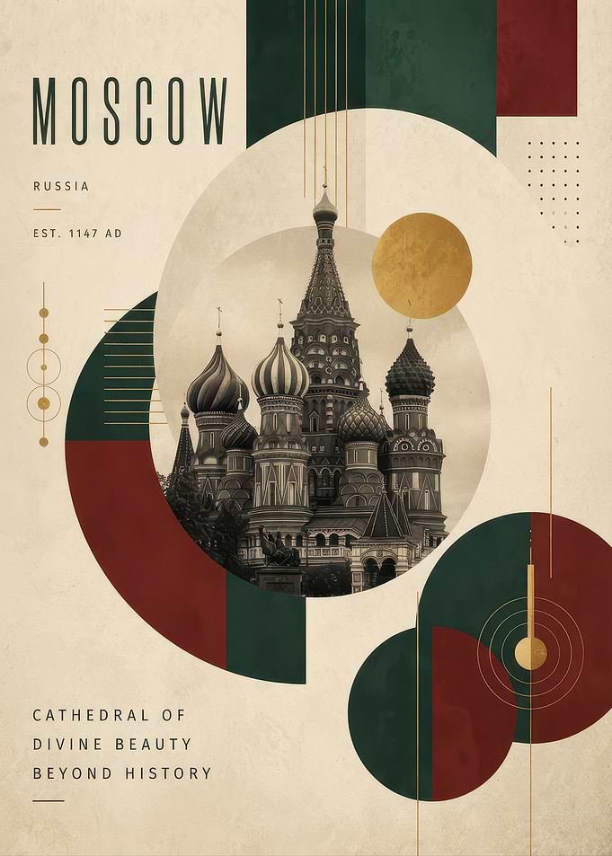 Moscow Saint Basil's Cathedral Poster