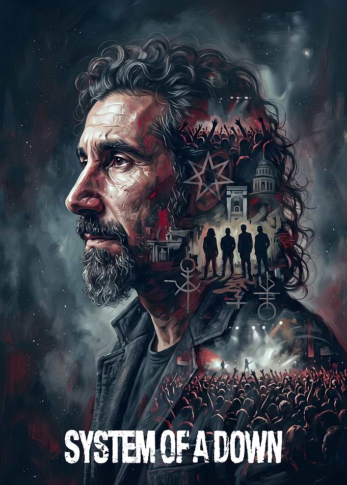 System of a Down Serj Tankian Poster