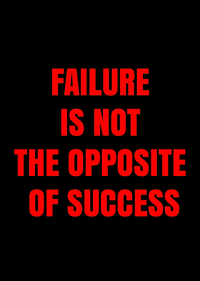 Failure Is Not The Opposite Of Success