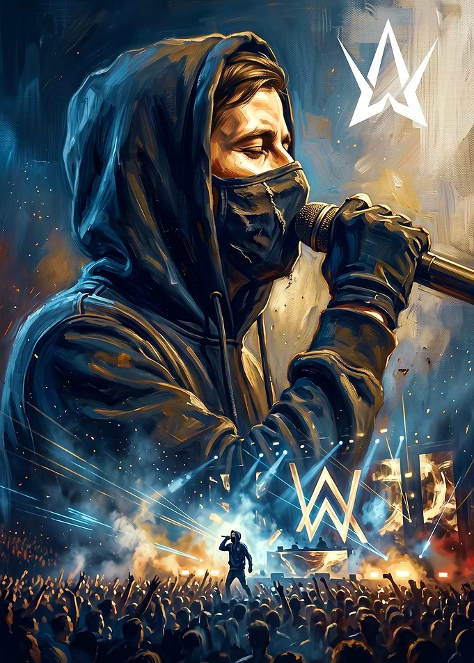 Alan Walker Concert Performance Art