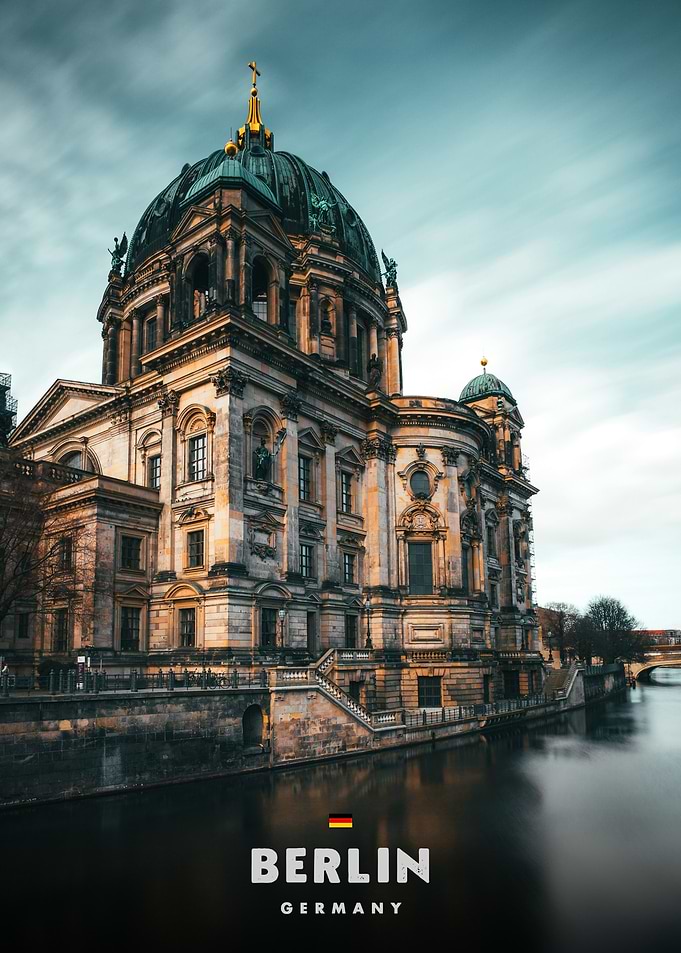 Berlin Cathedral at Sunset