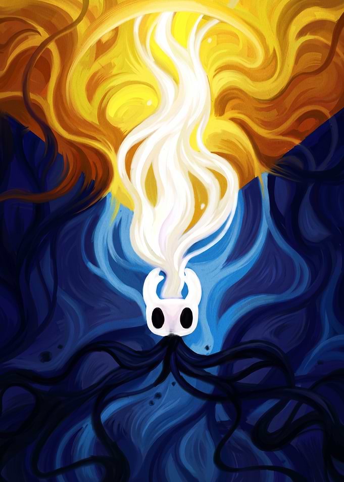 Hollow Knight Void and Radiance Art
