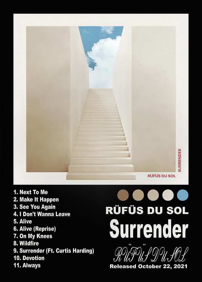 Rüfüs Du Sol Surrender Album Poster