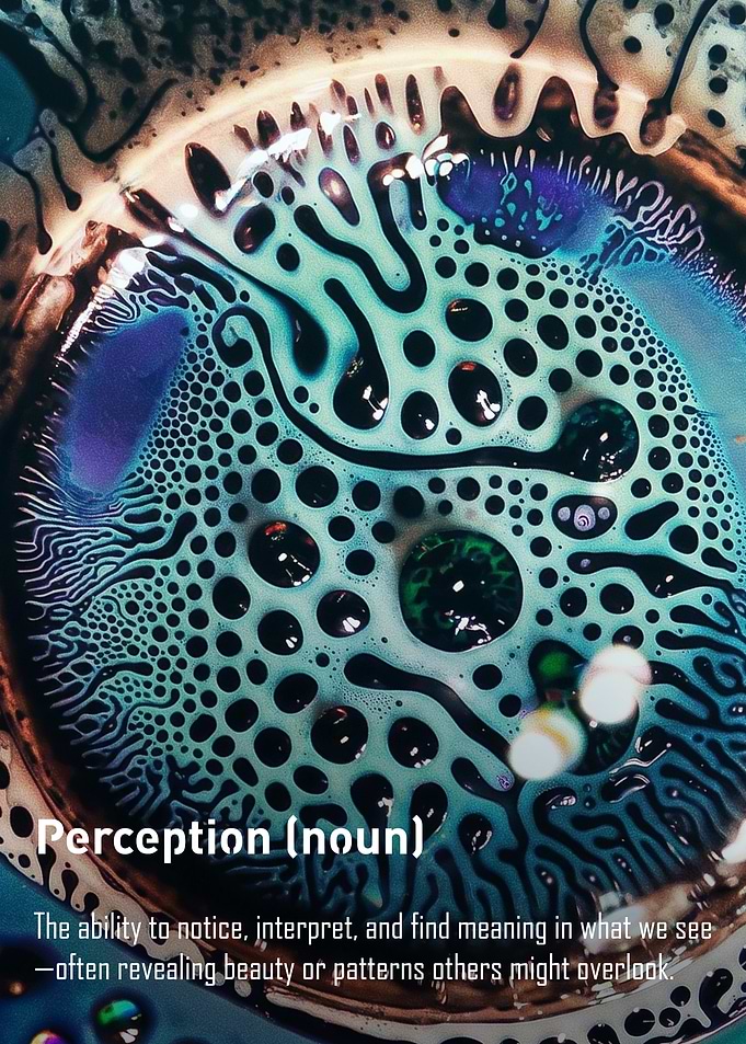 Perception Abstract Pattern Poster