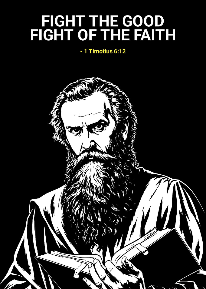 Fight the Good Fight Bible Quote