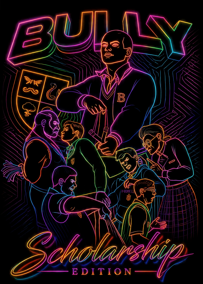 Bully Scholarship Edition Neon Poster